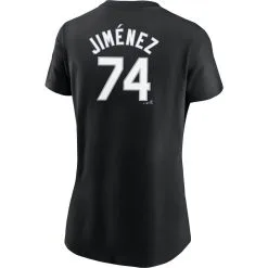 Nike Women's Eloy Jimenez Black Chicago White Sox Name & Number T-Shirt -Minnesota Twins Shop DSCO1136778876 1007 ALT3