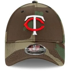 New Era Men's Camo Minnesota Twins Latitude 9FORTY Snapback Hat -Minnesota Twins Shop DSCO1136779230 BGrd ALT2