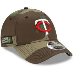 New Era Men's Camo Minnesota Twins Latitude 9FORTY Snapback Hat -Minnesota Twins Shop DSCO1136779230 BGrd ALT3