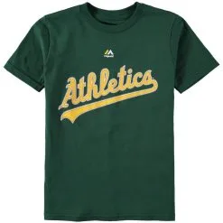 Majestic Youth Stephen Piscotty Green Oakland Athletics Name & Number T-Shirt -Minnesota Twins Shop DSCO1136781306 2041 ALT2