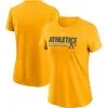 Nike Women's Gold Oakland Athletics Baseball T-Shirt
