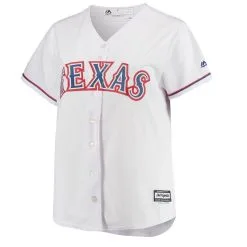 Majestic Women's White Texas Rangers Plus Size Home Replica Team Jersey -Minnesota Twins Shop DSCO1136783350 3550 ALT2