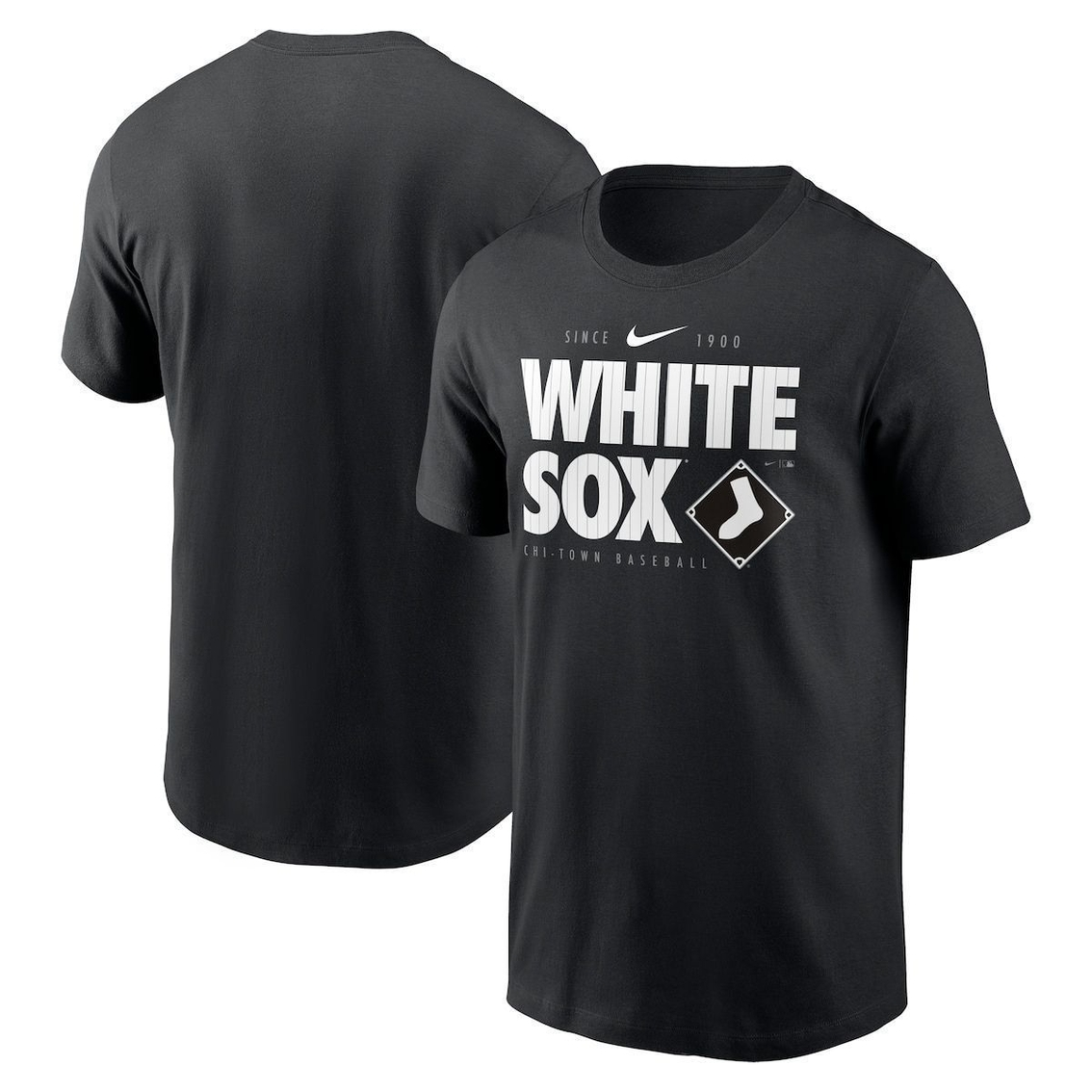 Nike Men's Black Chicago White Sox Local Team T-Shirt 2 Nike Men's Black Chicago White Sox Local Team T-Shirt - Image 2