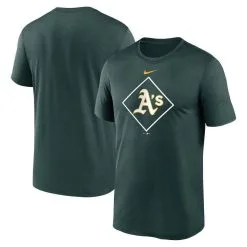 Nike Men's Green Oakland Athletics Legend Icon Performance T-Shirt