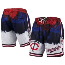 Men's Pro Standard Minnesota Twins Red White And Blue Shorts