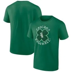 Fanatics Branded Men's Kelly Green Chicago White Sox Celtic Clover T-Shirt