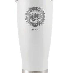 The Memory Company Minnesota Twins 20oz. Etched Team Logo Tumbler - White