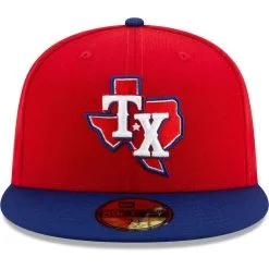 New Era Men's Red/Royal Texas Rangers 2020 Alternate 3 Authentic Collection On Field 59FIFTY Fitted Hat -Minnesota Twins Shop DSCO1136788213 2910 ALT2
