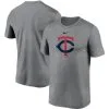 Nike Men's Gray Minnesota Twins Large Logo Legend Performance T-Shirt