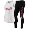 Concepts Sport Women's White/Black Minnesota Twins Sonata Tank Top & Leggings Set