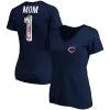 Fanatics Branded Women's Navy Minnesota Twins Mother's Day Logo V-Neck T-Shirt