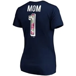 Fanatics Branded Women's Navy Minnesota Twins Mother's Day Logo V-Neck T-Shirt -Minnesota Twins Shop DSCO1136788858 1320 ALT3