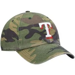 '47 Men's Camo Texas Rangers Clean Up Adjustable Hat -Minnesota Twins Shop DSCO1136788904 BGrd ALT3