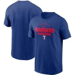 Nike Men's Royal Texas Rangers Primetime Property Of Practice T-Shirt