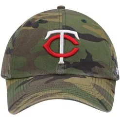 '47 Men's Camo Minnesota Twins Clean Up Adjustable Hat -Minnesota Twins Shop DSCO1136789375 BGrd ALT2
