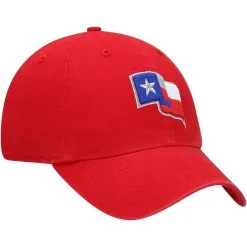 '47 Men's Red Texas Rangers Flag Clean Up Adjustable Hat -Minnesota Twins Shop DSCO1136789483 2910 ALT3