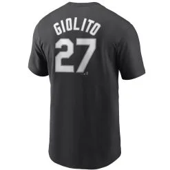 Nike Men's Lucas Giolito Black Chicago White Sox Name & Number T-Shirt -Minnesota Twins Shop DSCO1136790607 1007 ALT3