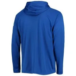 Columbia Men's Royal Texas Rangers Terminal Tackle Omni-Shade Raglan Pullover Hoodie -Minnesota Twins Shop DSCO1136790754 1350 ALT3