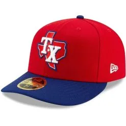 New Era Men's Red/Royal Texas Rangers 2020 Alternate 3 Authentic Collection On Field Low 59FIFTY Fitted Hat