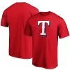 Fanatics Branded Men's Red Texas Rangers Official Logo T-Shirt