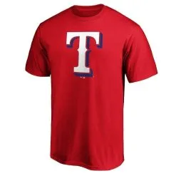 Fanatics Branded Men's Red Texas Rangers Official Logo T-Shirt -Minnesota Twins Shop DSCO1136793445 2910 ALT2