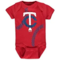Outerstuff Newborn & Infant Red Minnesota Twins Running Home Bodysuit