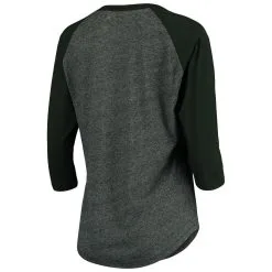 Majestic Threads Women's Threads Green Oakland Athletics Team Baseball Three-Quarter Raglan Sleeve Tri-Blend T-Shirt -Minnesota Twins Shop DSCO1137144945 2041 ALT3