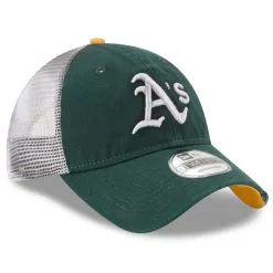 New Era Men's Green Oakland Athletics Team Rustic 9TWENTY Adjustable Hat -Minnesota Twins Shop DSCO1137144966 GREERE ALT3