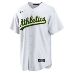 Nike Men's Khris Davis White Oakland Athletics Home Replica Player Name Jersey -Minnesota Twins Shop DSCO1137269962 3550 ALT2