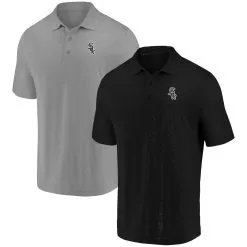Fanatics Branded Men's Black/Gray Chicago White Sox Polo Combo Pack