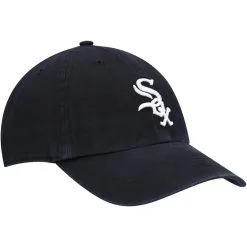 Men's '47 Black Chicago White Sox Home Clean Up Adjustable Hat -Minnesota Twins Shop DSCO1137270431 1007 ALT3