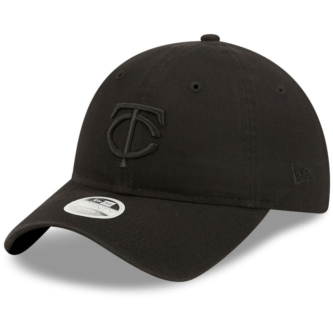 New Era Women's Minnesota Twins Black On Black Core Classic II 9TWENTY Adjustable Hat 1 New Era Women's Minnesota Twins Black On Black Core Classic II 9TWENTY Adjustable Hat