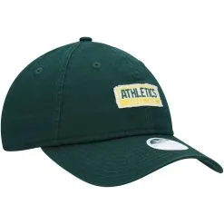 New Era Women's Green Oakland Athletics Patch Adjustable Hat -Minnesota Twins Shop DSCO1137386769 2041 ALT3