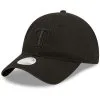 New Era Women's Texas Rangers Black On Black Core Classic II 9TWENTY Adjustable Hat