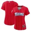 Nike Women's Red Miami Marlins City Connect Replica Jersey