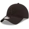 New Era Men's Oakland Athletics Black On Black Core Classic 2.0 9TWENTY Adjustable Hat