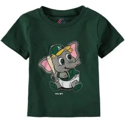 Outerstuff Infant Green Oakland Athletics Baby Mascot T-Shirt