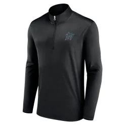 Fanatics Branded Men's Black Miami Marlins Underdog Mindset Quarter-Zip Jacket -Minnesota Twins Shop DSCO1137452730 1007 ALT2