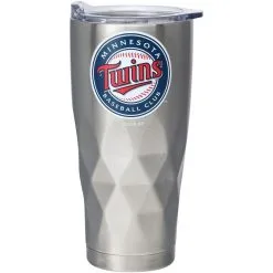 The Memory Company Minnesota Twins 22oz. Diamond Bottom Stainless Steel Tumbler