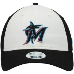 New Era Women's White Miami Marlins 9TWENTY Color Block Adjustable Hat -Minnesota Twins Shop DSCO1137453908 3550 ALT2