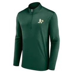 Fanatics Branded Men's Green Oakland Athletics Underdog Mindset Quarter-Zip Jacket -Minnesota Twins Shop DSCO1137454117 2041 ALT2