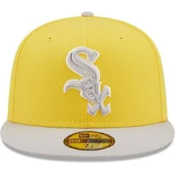 New Era Men's Yellow/Gray Chicago White Sox Spring Color Pack Two-Tone 59FIFTY Fitted Hat -Minnesota Twins Shop DSCO1137454311 3604 ALT2