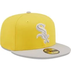 New Era Men's Yellow/Gray Chicago White Sox Spring Color Pack Two-Tone 59FIFTY Fitted Hat -Minnesota Twins Shop DSCO1137454311 3604 ALT3
