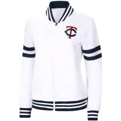 G-III 4Her By Carl Banks Women's White Minnesota Twins Pre-Game Full-Zip Track Jacket 6 G-III 4Her By Carl Banks Women's White Minnesota Twins Pre-Game Full-Zip Track Jacket -Minnesota Twins Shop DSCO1137454696 3550 ALT2