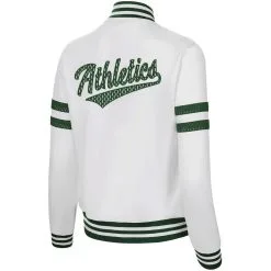 G-III 4Her By Carl Banks Women's White Oakland Athletics Pre-Game Full-Zip Track Jacket -Minnesota Twins Shop DSCO1137456561 3550 ALT3