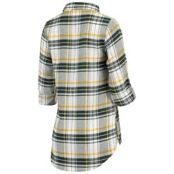 Concepts Sport Women's Green/Gold Oakland Athletics Accolade Flannel Nightshirt -Minnesota Twins Shop DSCO1137693914 2041 ALT3