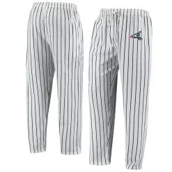 Concepts Sport Men's White/Navy Chicago White Sox Logo Vigor Pinstripe Pants