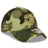 Men's New Era Camo Minnesota Twins 2022 Armed Forces Day 39THIRTY Flex Hat
