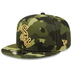 New Era Men's Camo Chicago White Sox 2022 Armed Forces Day 9FIFTY Snapback Adjustable Hat -Minnesota Twins Shop DSCO1137968579 4500 ALT3