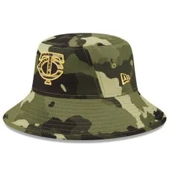 New Era Men's Camo Minnesota Twins 2022 Armed Forces Day Bucket Hat -Minnesota Twins Shop DSCO1137968629 BGrd ALT3